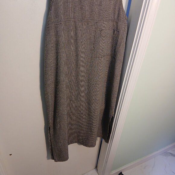 Christopher & Banks Linen/Cotton Lagenlook Maxi Sleeveless Sheath Dress Sz L - Picture 4 of 9